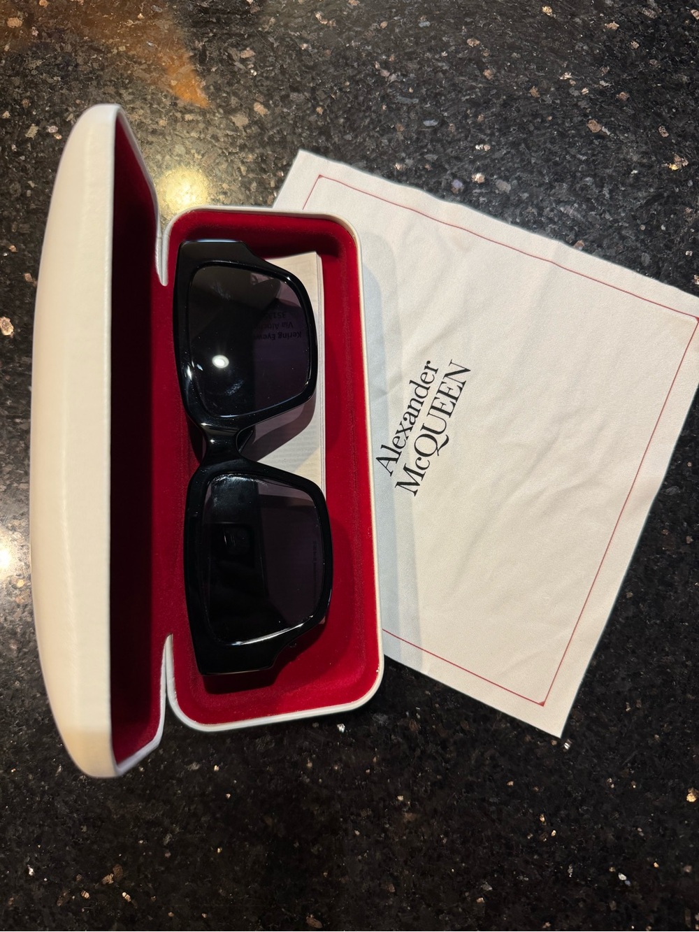 Alexander McQueen Sunglasses & Case
